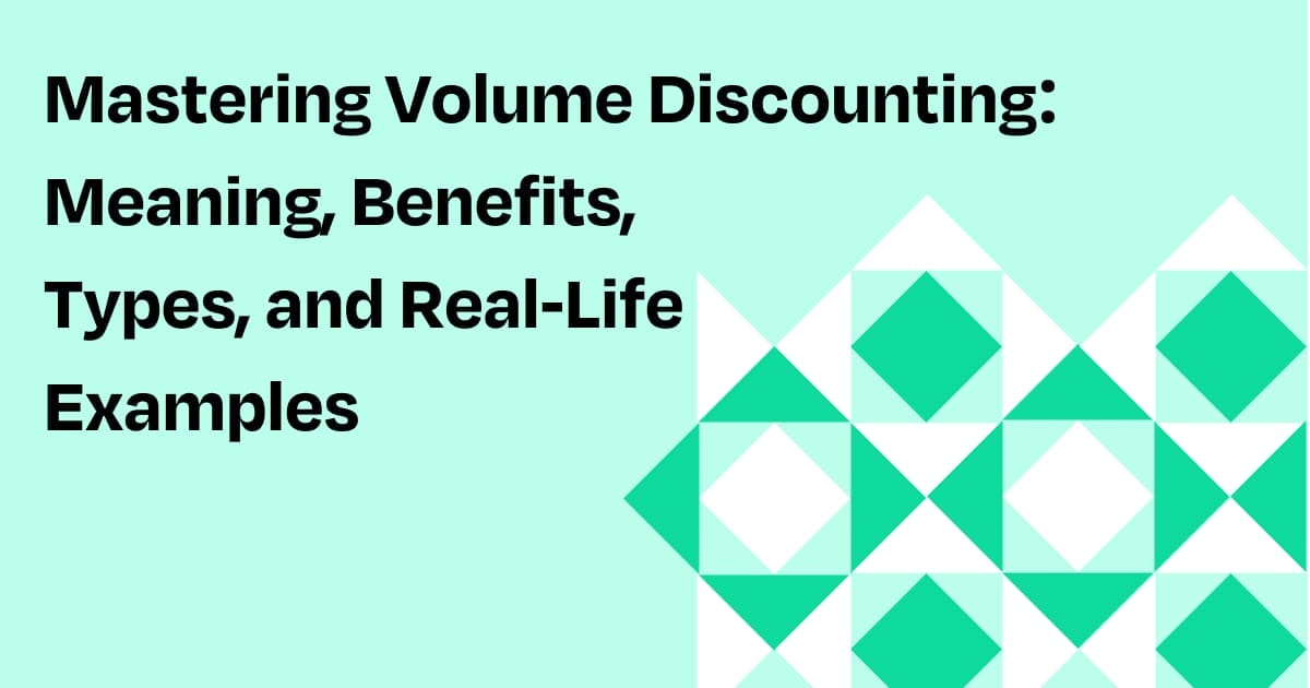 Volume & Bulk Discount Prime - Volume, Quantity Discounts