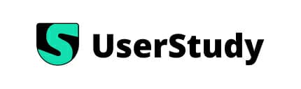 The brand logo of UserStudy.